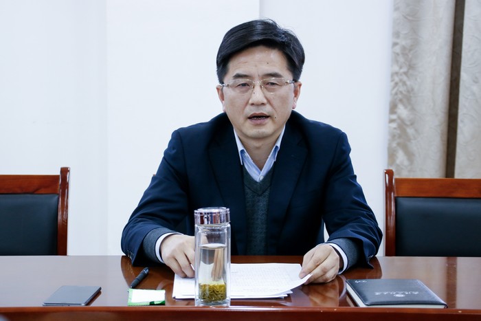 【整改工作】副校长张文学与分管联系部门单位领导干部集体谈心谈话